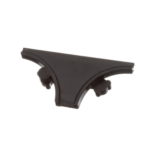 A black plastic Donper America plate joint with a white background.