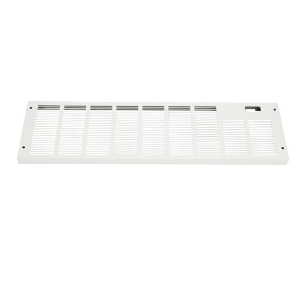A white rectangular Master-Bilt grille assembly with vents.