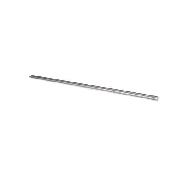 A long metal rod with a white tip.