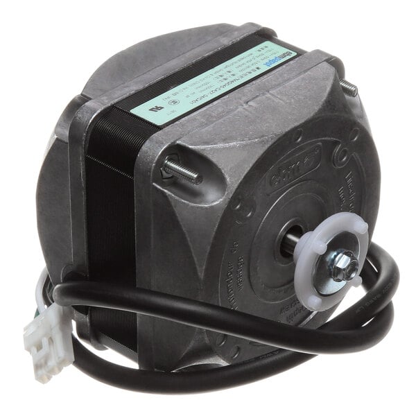 A black and metal Arctic Air commercial condenser fan motor.