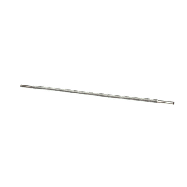 A silver metal rod with a long round tip.