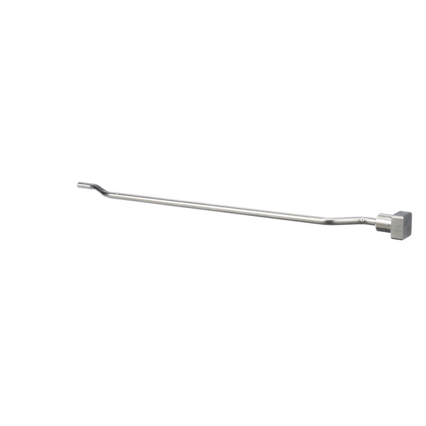 A stainless steel long rod with a square object on the end.