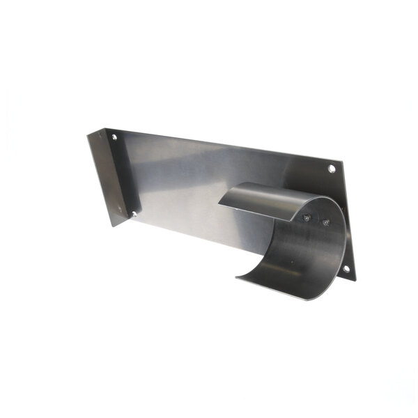 A metal Terry wall mounting bracket with a curved end.