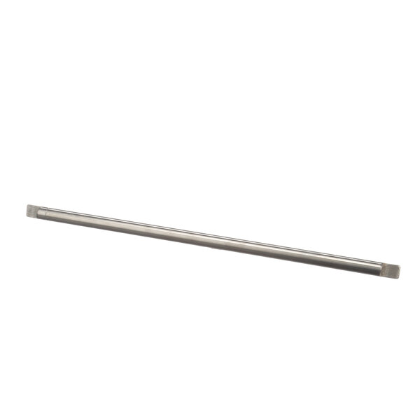 A Donper America 170501023 auger spindle, a stainless steel rod with a long handle on a white background.