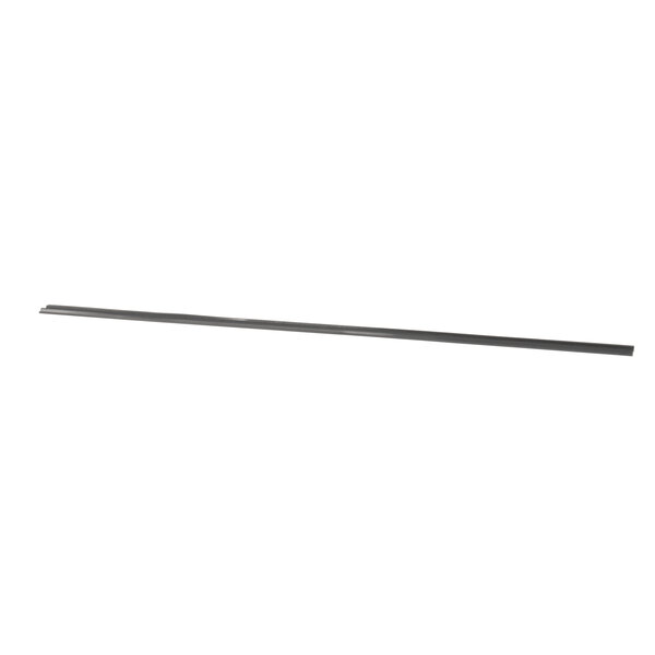 A long thin black metal rod with a white tip.