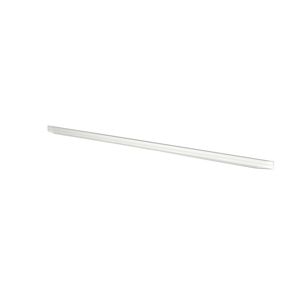 A white plastic tube with black handles.