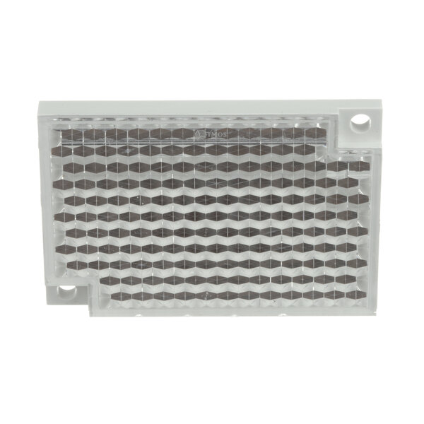 A white rectangular Best Sheet Metal reflector with holes.