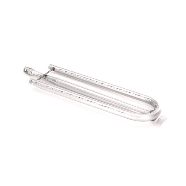 A stainless steel Royal Range 2611 burner tube with a handle.