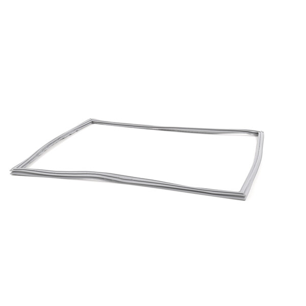 A rectangular white Traulsen gasket with gray plastic edges.