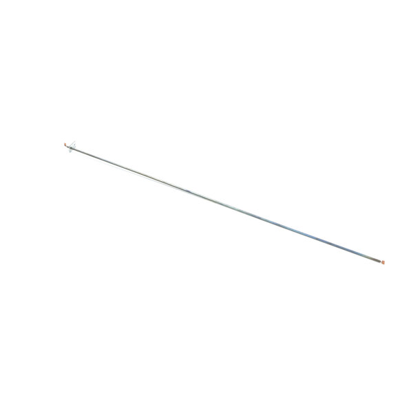 A long metal rod with a red tip.