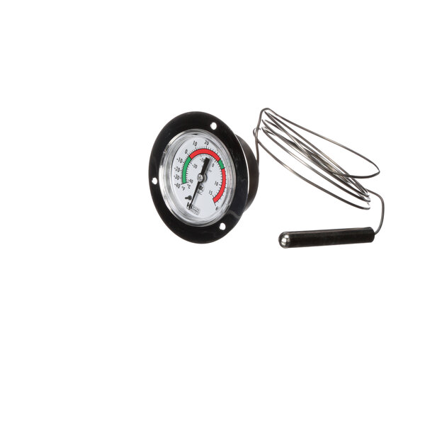 A Polar King thermometer gauge with a wire attached.