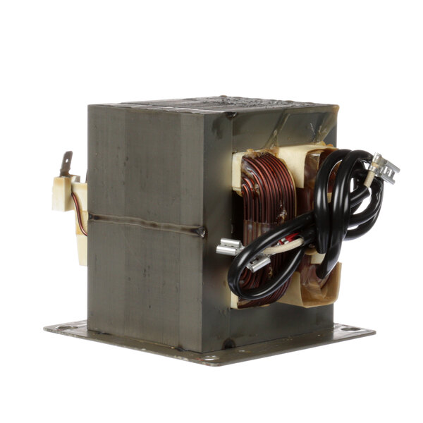 A Sharp transformer with wires and a power cord.