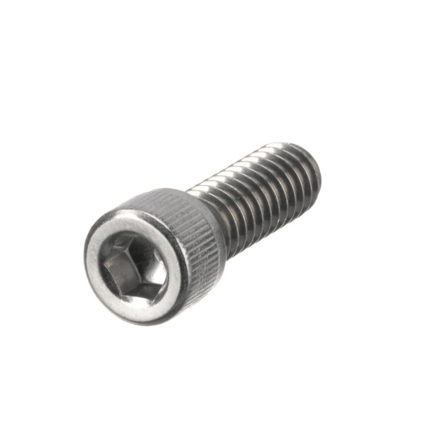 A close-up of a Stoelting by Vollrath screw on a white background.