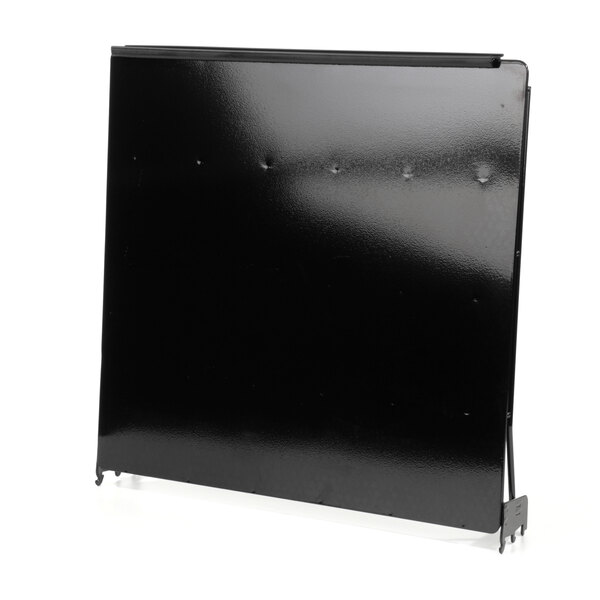 A black rectangular Master-Bilt cantilever shelf.