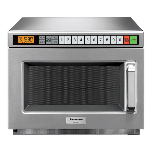 Panasonic NE-21521 Stainless Steel Commercial Microwave Oven - 208