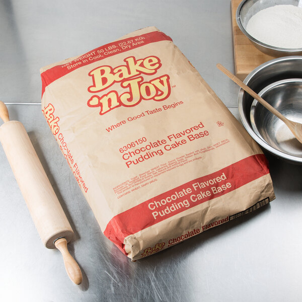 Bake'n Joy Foods Chocolate Pudding Cake Mix - 50 lb.