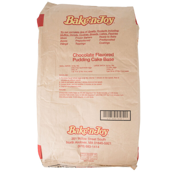 Bake'n Joy Foods Chocolate Pudding Cake Mix 50 lb.