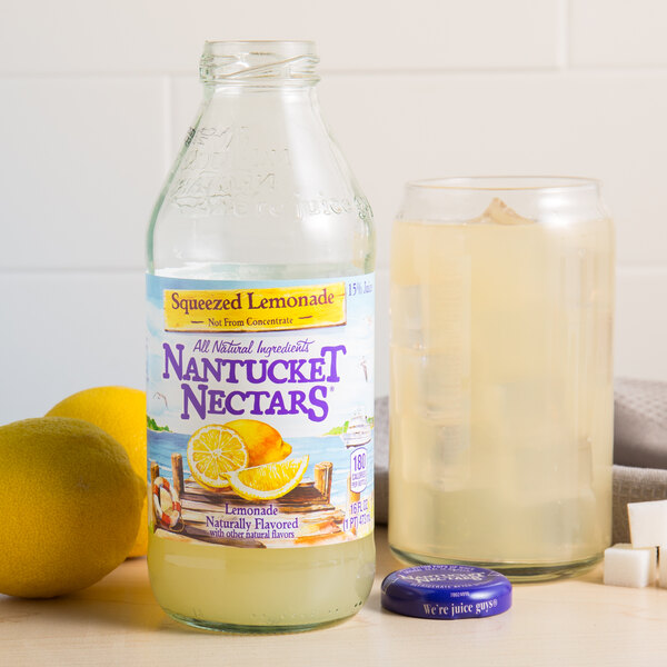 Nantucket Nectars 16 fl. oz. Squeezed Lemonade - 12/Case