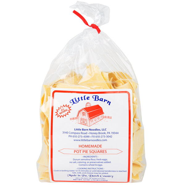 Little Barn Noodles 12 oz. Homemade Pot Pie Squares 12/Case
