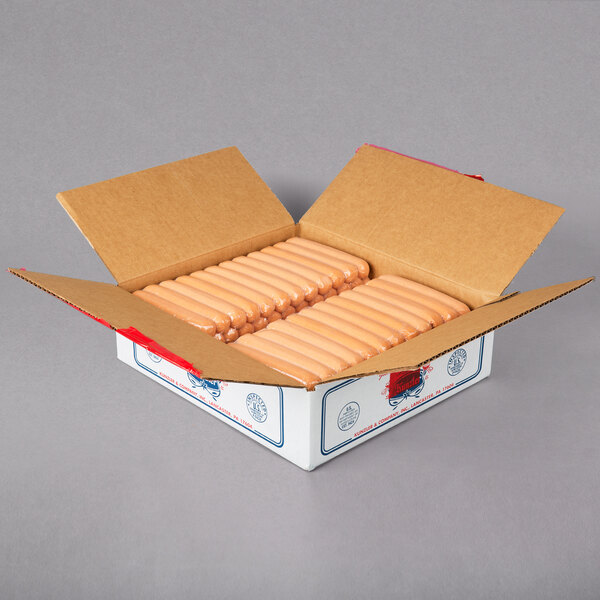 Kunzler Hot Dog Franks Bulk 12 lb. Package