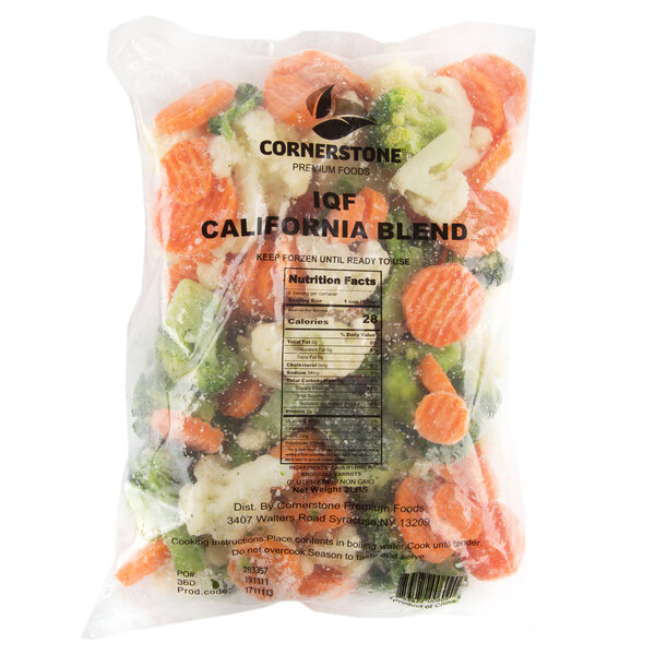 IQF California Vegetable Blend 2 lb. Bag 12/Case