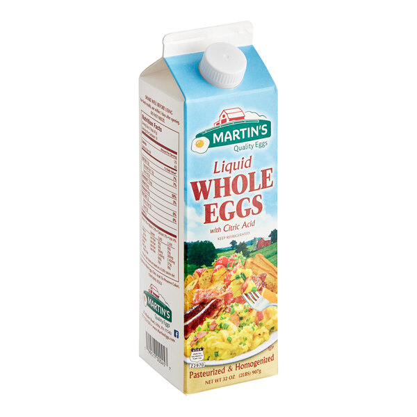 Bulk Liquid Eggs in a Carton (15/Case)