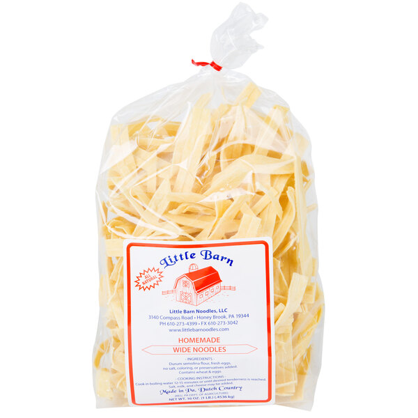 Little Barn Noodles 1 lb. Homemade Wide Egg Noodles 12/Case