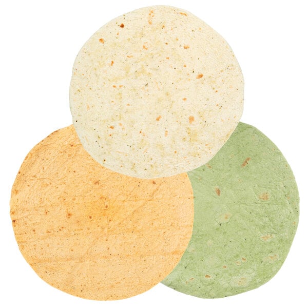 Mission 12" Tortilla Variety Pack 3 Flavors - 72/Case