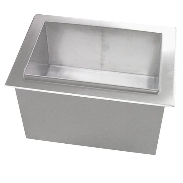 Servend 95-1100-8 1522 Drop-In Post-Mix 60 lb. Ice Chest with Cold Plate