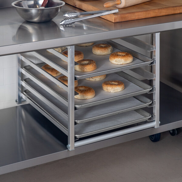 Regency TableMounted Aluminum Bun Pan Rack for 30" and 36" Wide Work