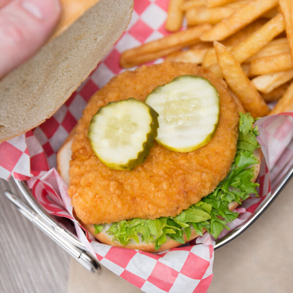 Brakebush TenderLicious 5 lb. Bag 4 oz. Fully Cooked Breaded Chicken