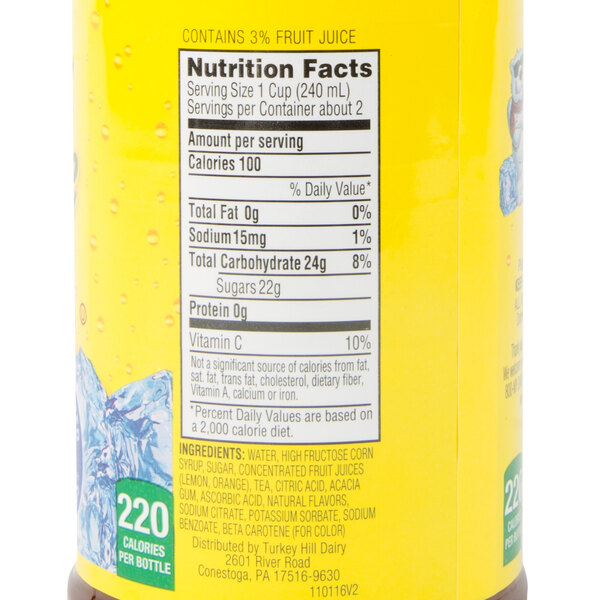 Turkey Hill Lemonade Iced Tea 18.5 fl. oz. 18/Case