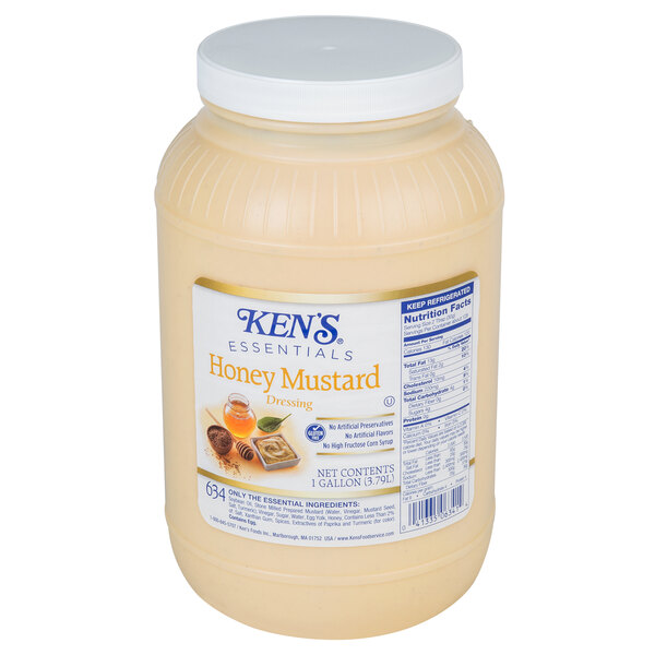 Ken #39 s Foods 1 Gallon Essentials Honey Mustard Dressing 4/Case
