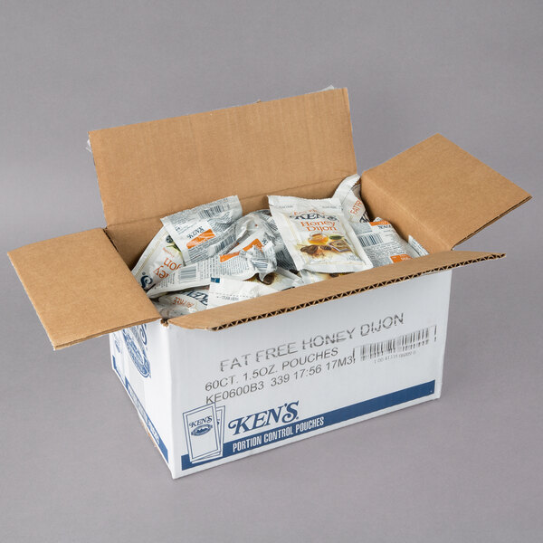 Ken's Foods 1.5 oz. FatFree Dijon Honey Mustard Dressing Packet 60/Case