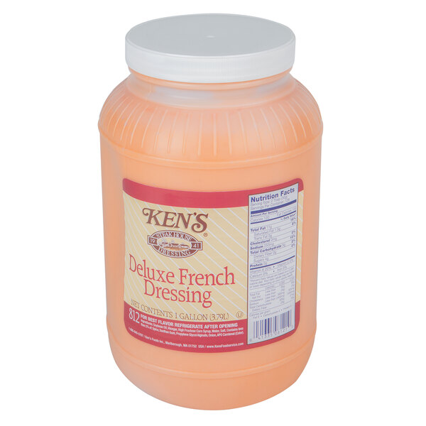 Ken's Foods 1 Gallon Deluxe French Dressing 4/Case
