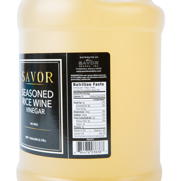 Seasoned Rice Wine Vinegar (1 Gallon) 4/Case