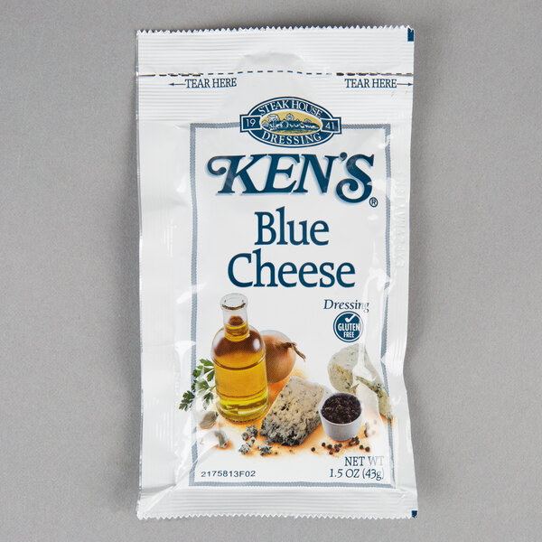 Ken's Foods 1.5 oz. Blue Cheese Dressing Packet 60/Case