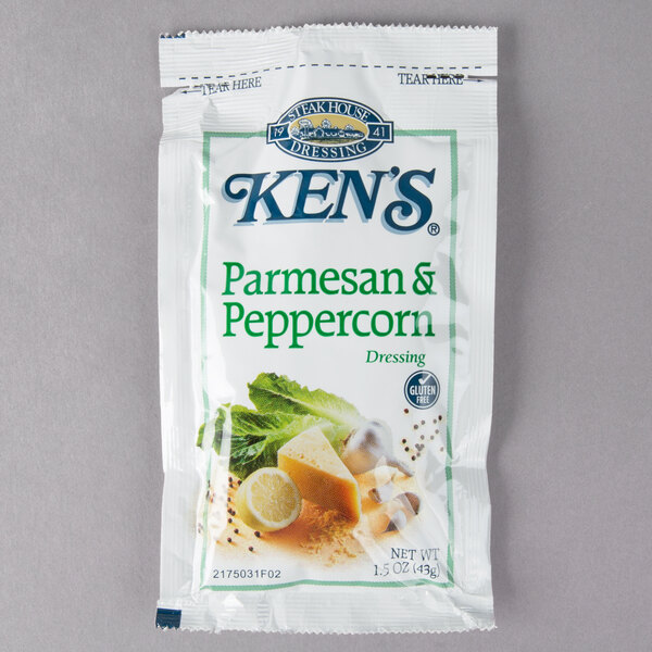 Ken's Foods 1.5 oz. Select Parmesan and Peppercorn Dressing Packet 60