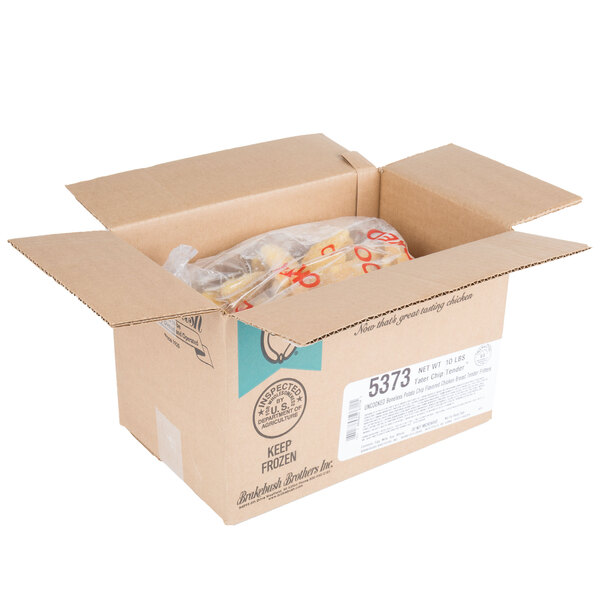 Brakebush Tater Chip Tender Uncooked Potato Chip Flavored Chicken