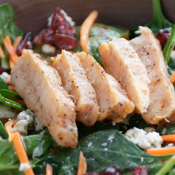 Brakebush Chik'N'Zips Fully Cooked Fajita Chicken Breast Fillet Strips