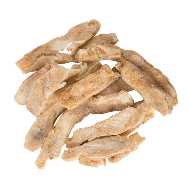 Brakebush Chik'N'Zips Fully Cooked Fajita Chicken Breast Fillet Strips