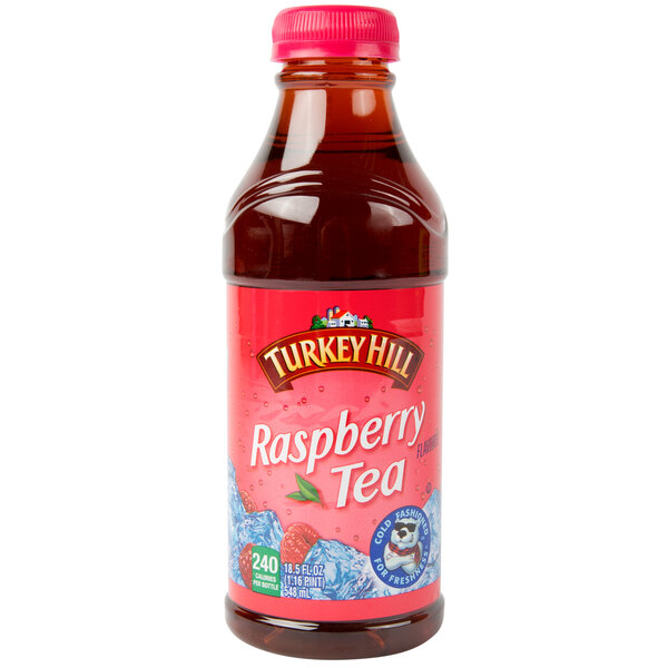 Turkey Hill Raspberry Iced Tea 18.5 fl. oz. 18/Case