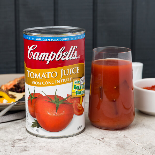 Campbell's 46 fl. oz. Tomato Juice - 12/Case