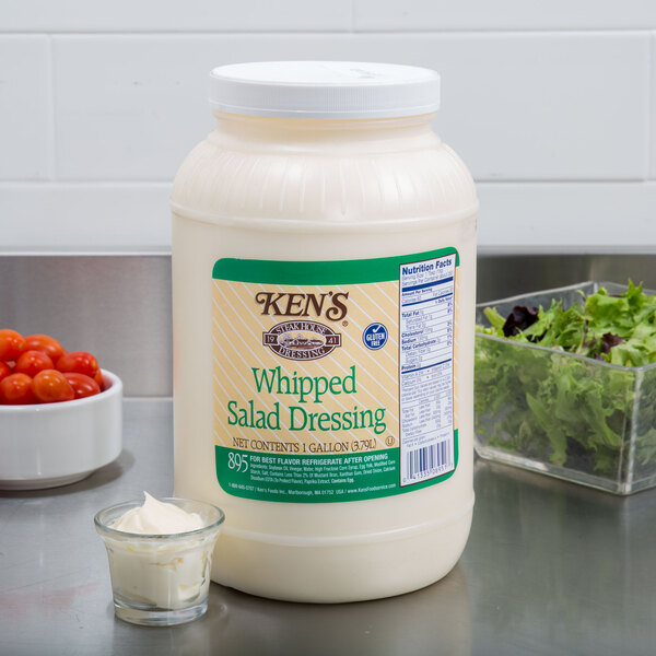 Ken's Foods 1 Gallon Whipped Salad Dressing 4/Case
