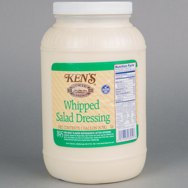 Ken's Foods 1 Gallon Whipped Salad Dressing 4/Case