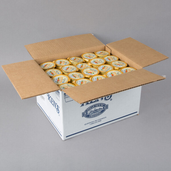 Ken's Foods 1.5 oz. Honey Mustard Dressing Cup 100/Case
