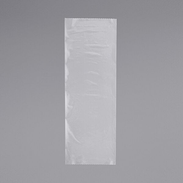 A white rectangular plastic bag.