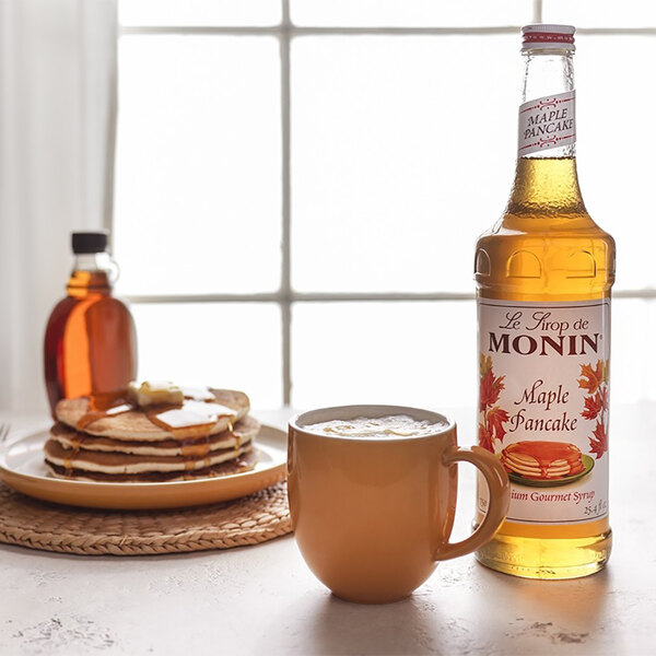 Monin Premium Maple Pancake Flavoring Syrup 750 mL