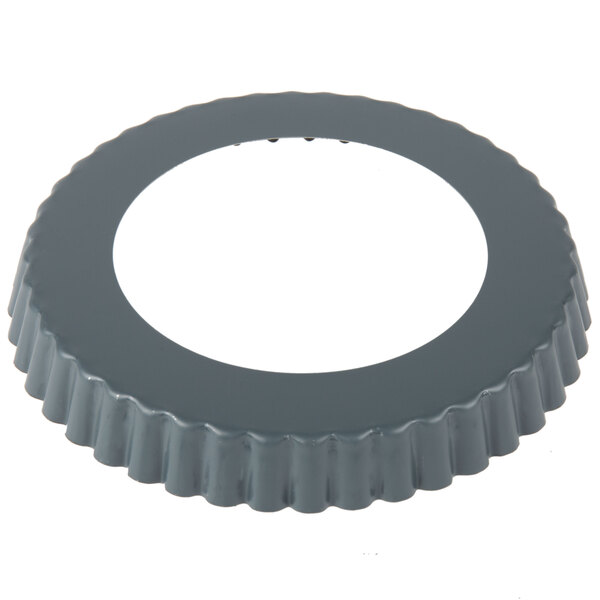 Matfer Bourgeat 332221 Exopan Steel 6 1/4" x 3/4" Fluted NonStick Tart