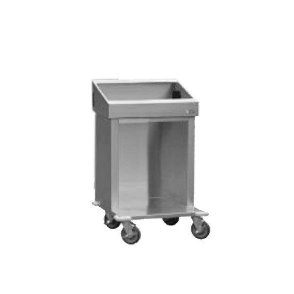 Steril-Sil CRT24-1HP 24" Open Base Stainless Steel Hotel Pan Cart